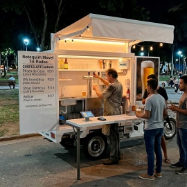 Carrinho de Chopp Ambulante Elétrico