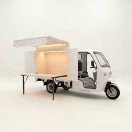 Food Truck Cachorro Quente Elétrico - Mini Food Truck